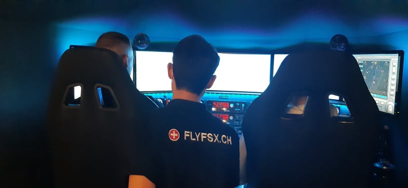 FLYFSX - Flugsimulator - Flight Simulator -  Rüchligweg 55 - 4125 Riehen - Basel - Baden - Aarau - Zürich - Schweiz - Lörrach - Freiburg - Deutschland