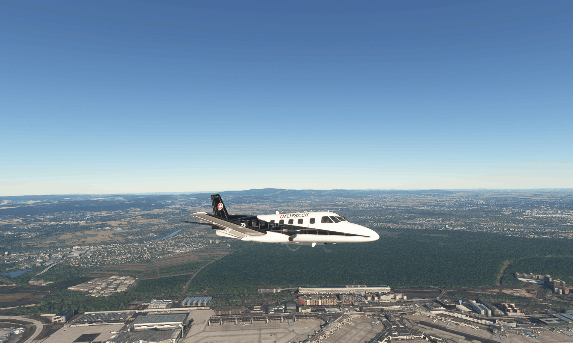 FLYFSX - Flugsimulator - Flight Simulator -  Rüchligweg 55 - 4125 Riehen - Basel - Baden - Aarau - Zürich - Schweiz - Lörrach - Freiburg - Deutschland. 